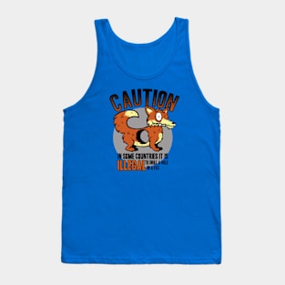 caution Tank Top